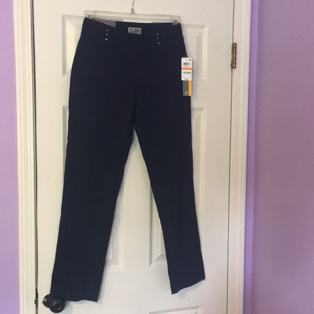 JM Collection Slim Leg Tummy Control Dress Pant